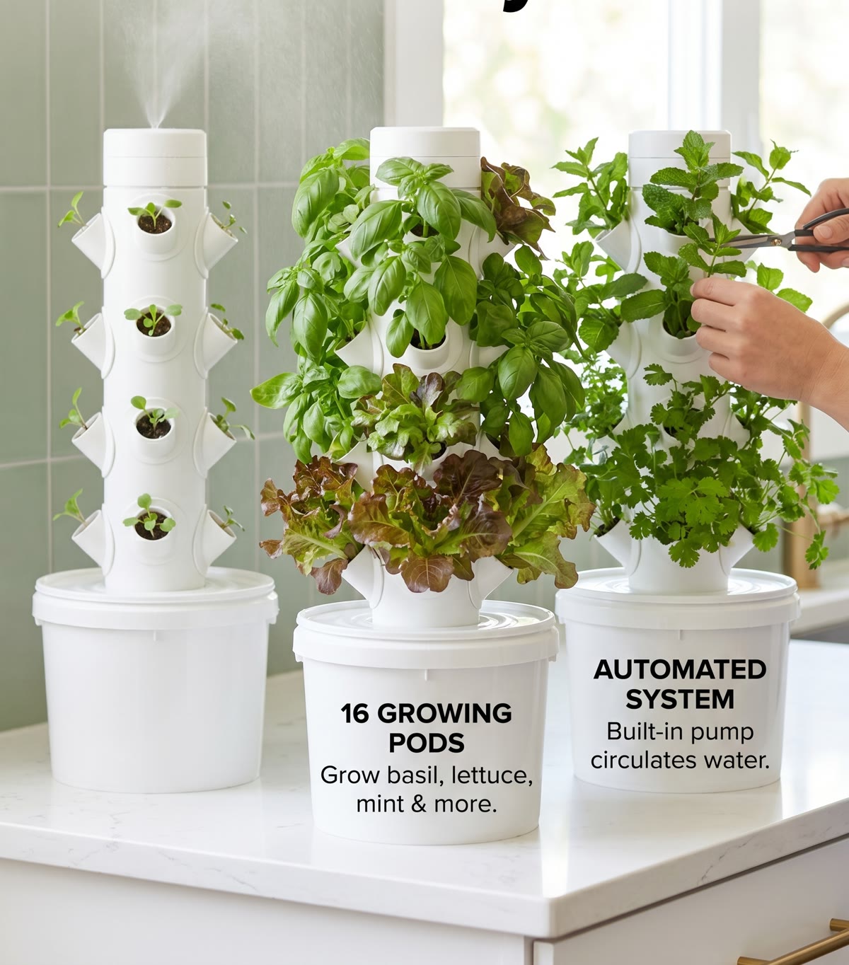 16-Pod Tabletop Tower